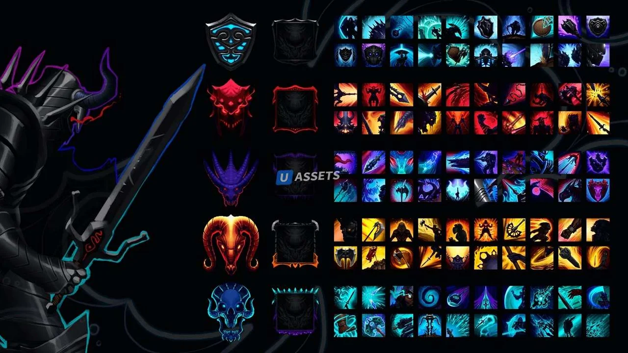 500 RPG Spell Icons - Fantasy