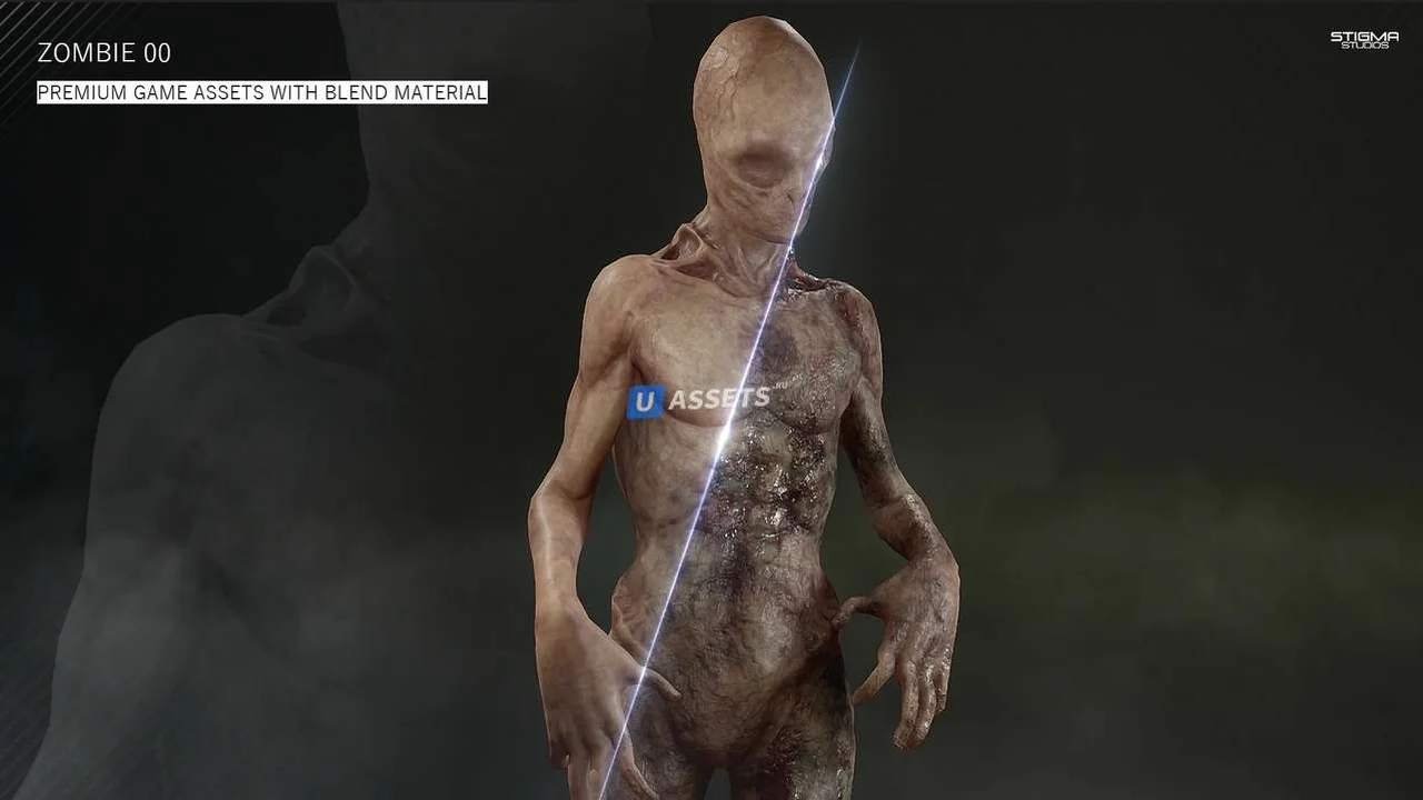 Zombie 00 - Premium Game Assets + Extra