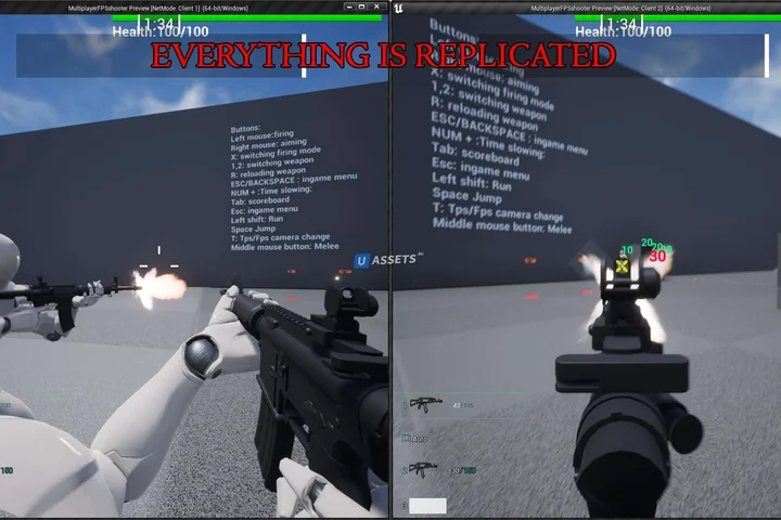 FPS Multiplayer shooter template 2.0