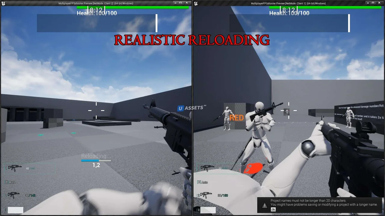 FPS Multiplayer shooter template 2.0