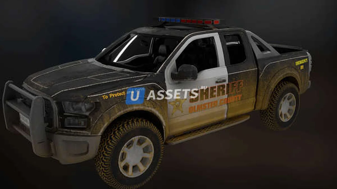 Police Vehicle: (Animated/Driveable)