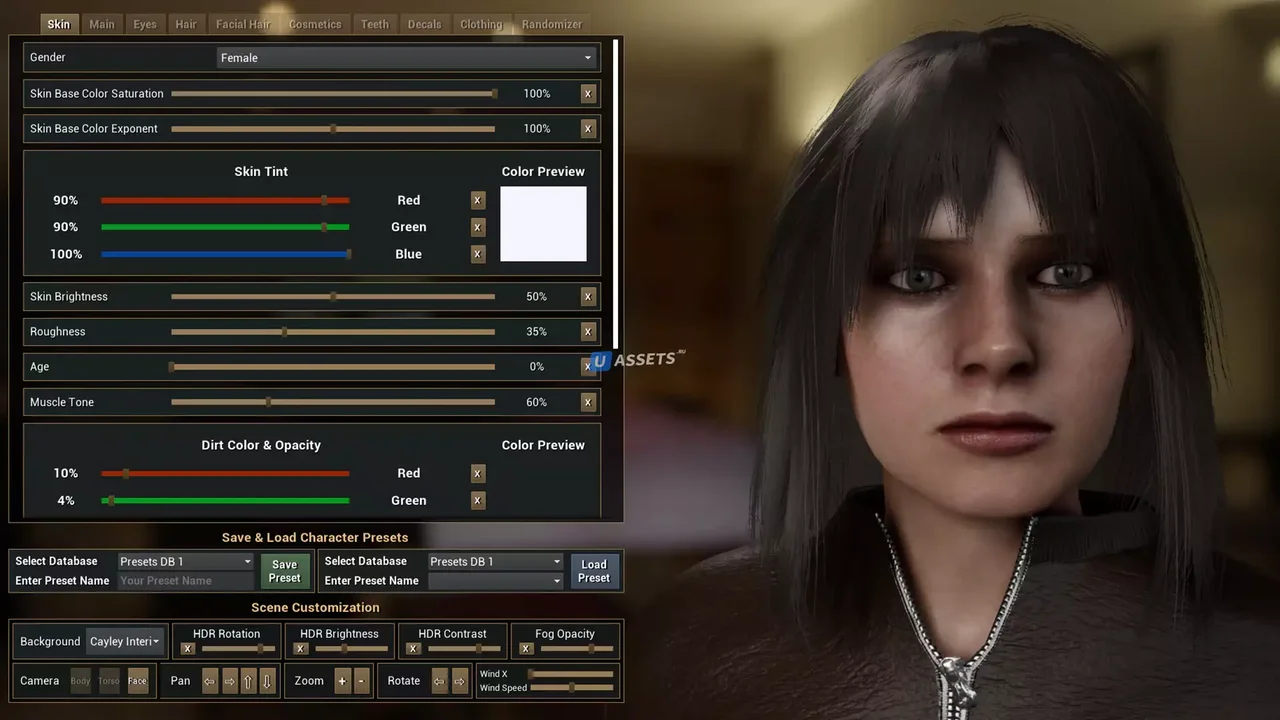 Universal Character Customization System