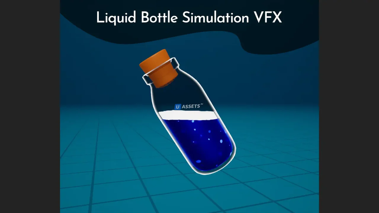 Liquid Bottle Simulation VFX
