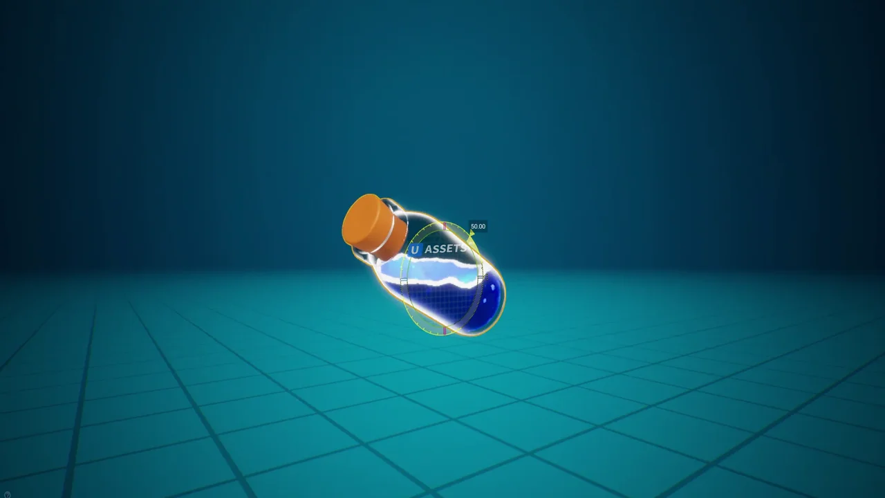Liquid Bottle Simulation VFX