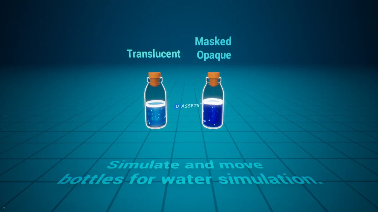 Liquid Bottle Simulation VFX
