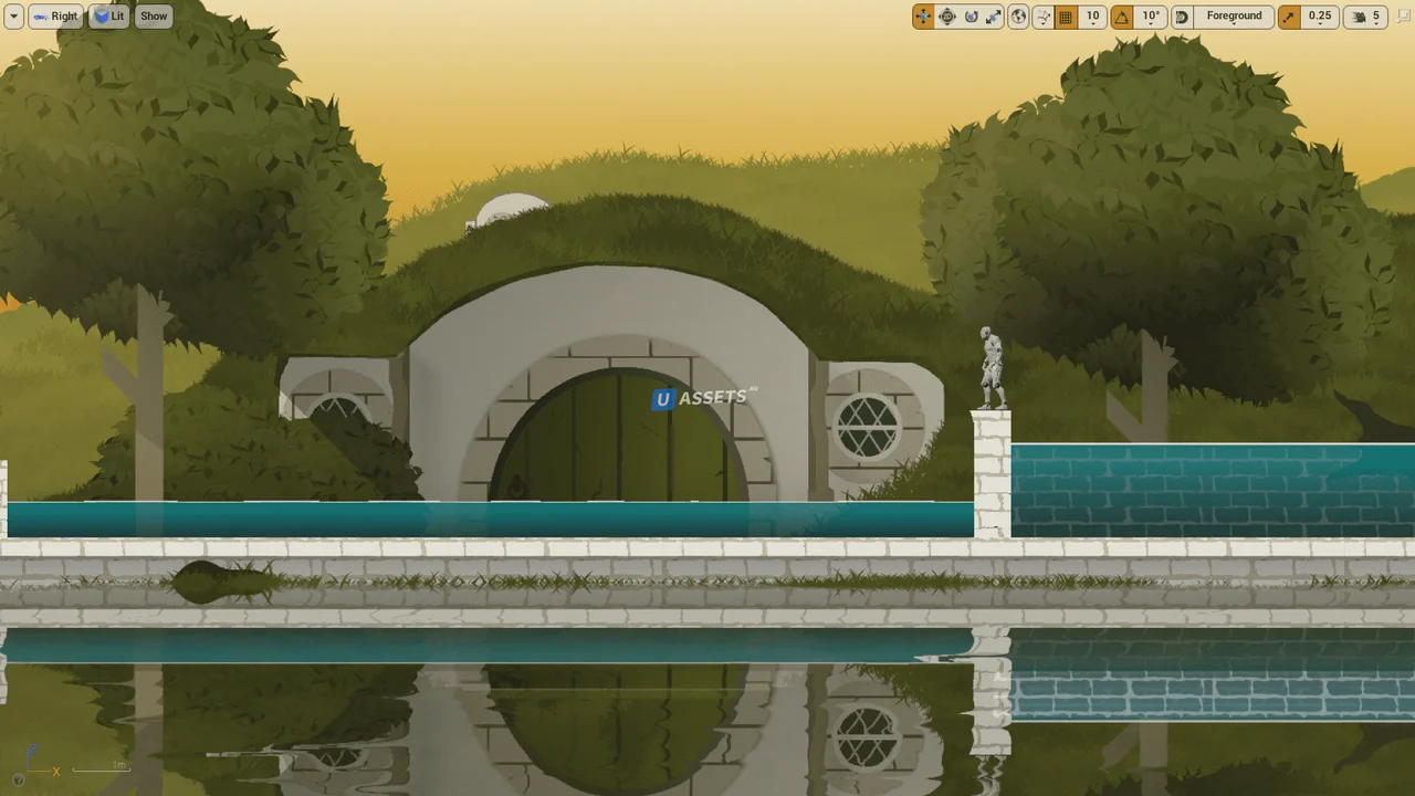 2D Procedural Water System With Buoyancy