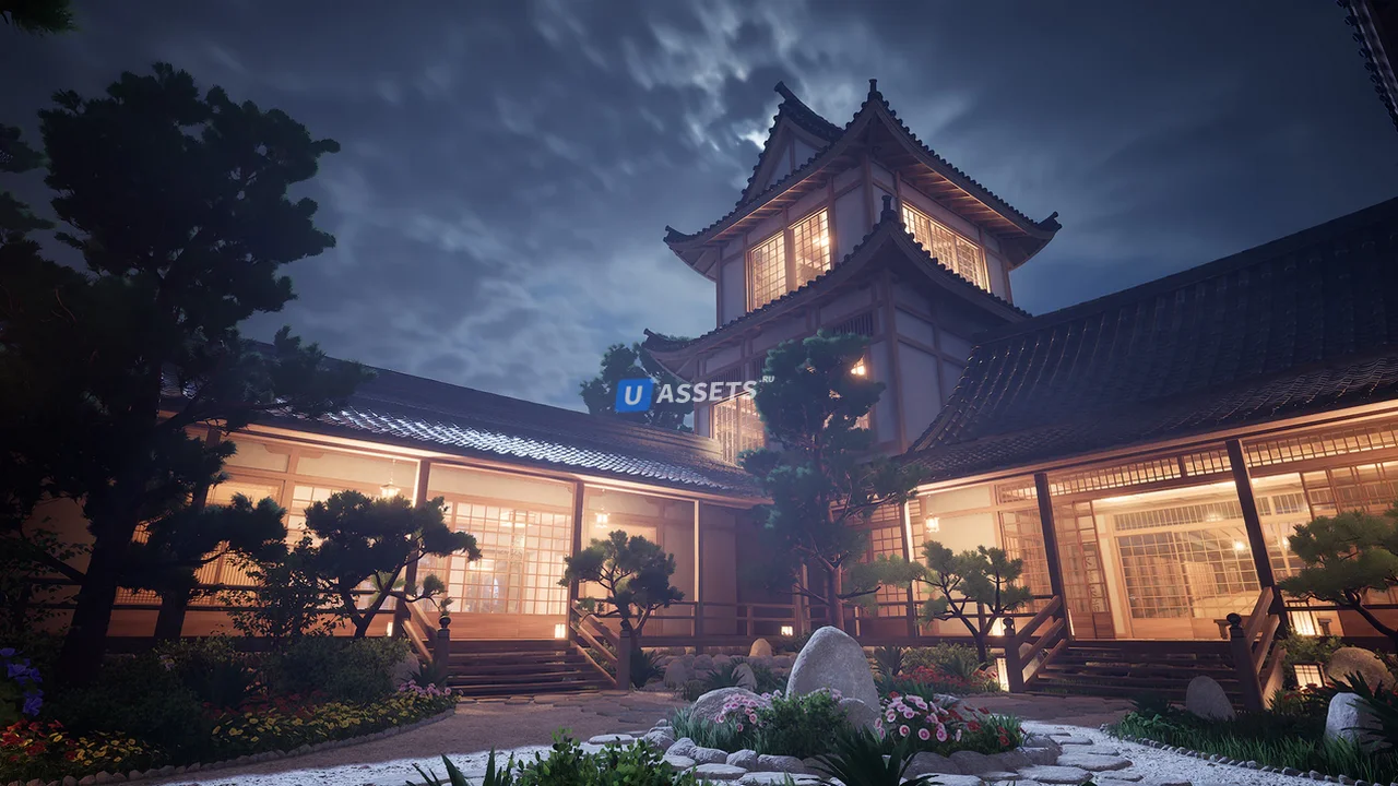 Ryokan [Japanese Courtyard]
