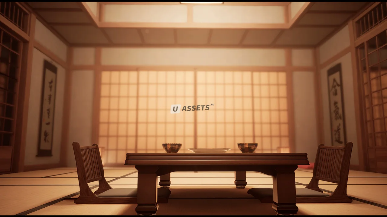 Ryokan [Japanese Courtyard]