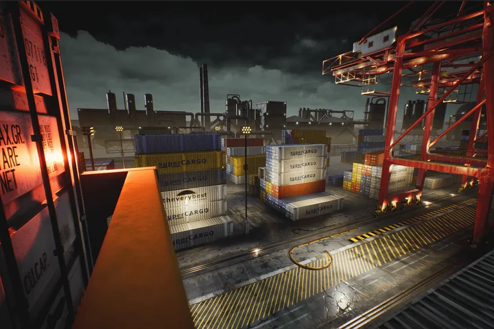 Container Yard Environment Set