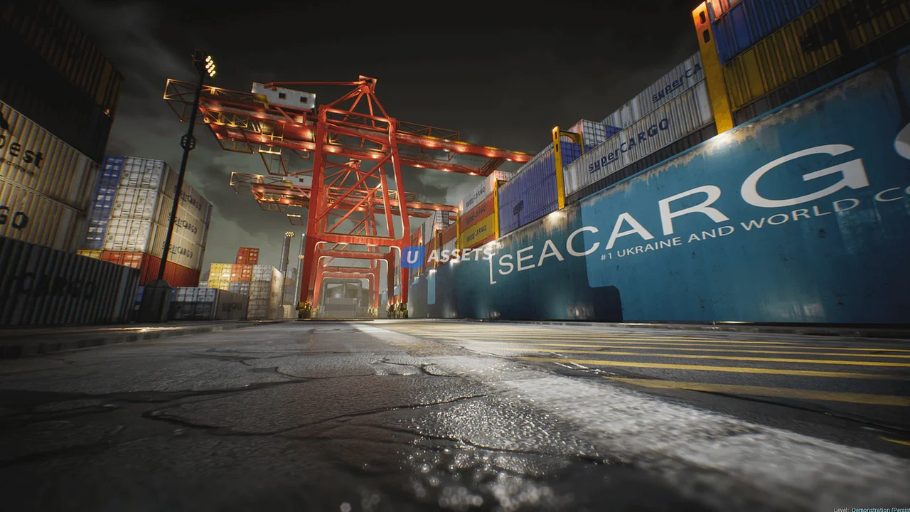 Container Yard Environment Set