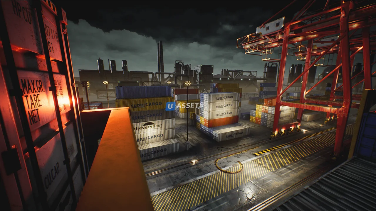 Container Yard Environment Set