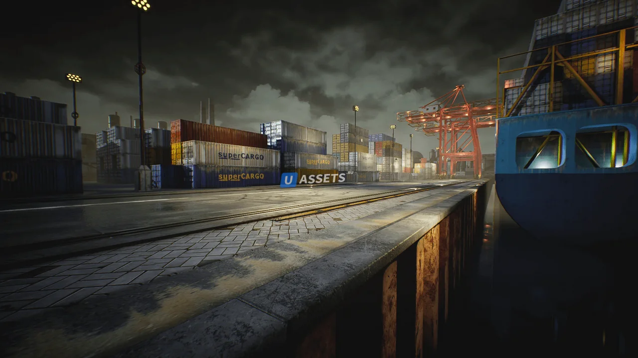Container Yard Environment Set