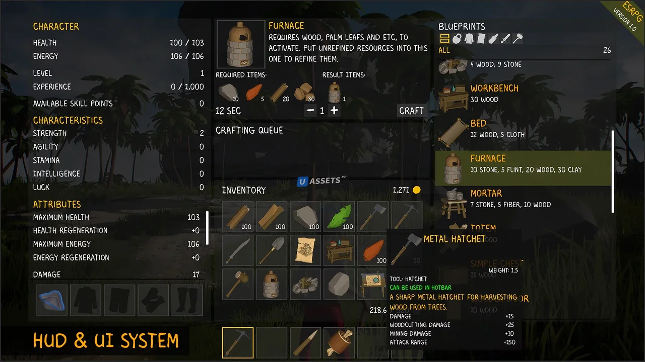 Easy Survival RPG