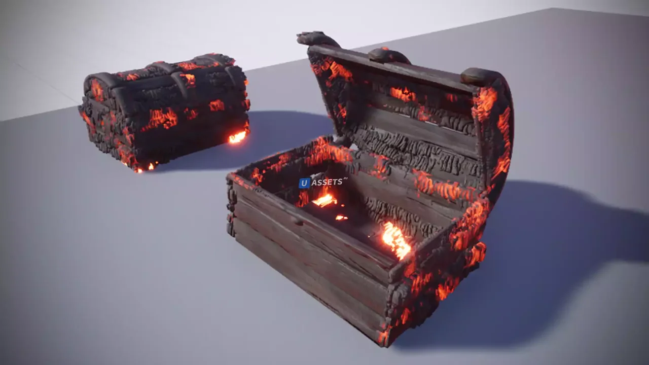 House Burning Wood 26 Customizable Fire Pack II City Burning