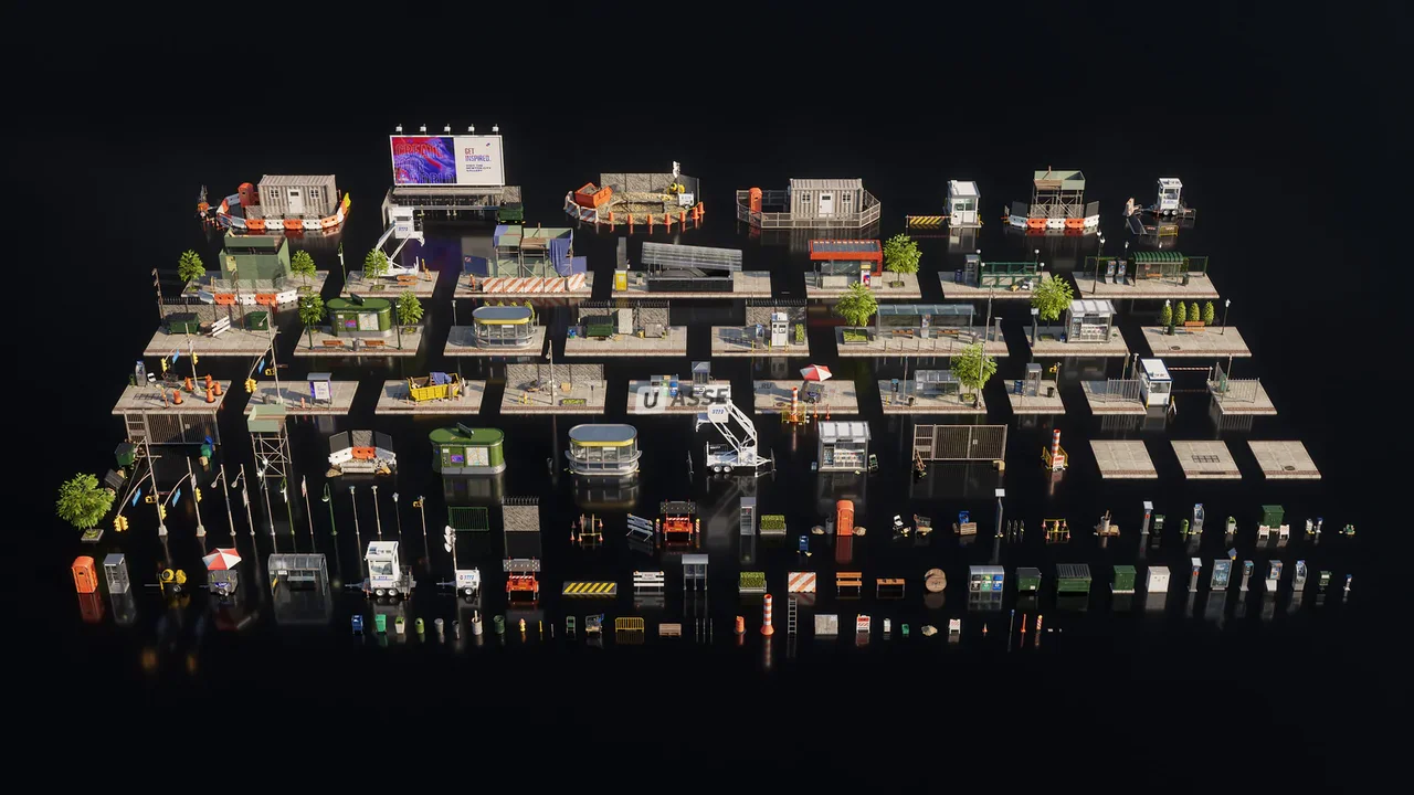 Kitbash3D - City Streets UE