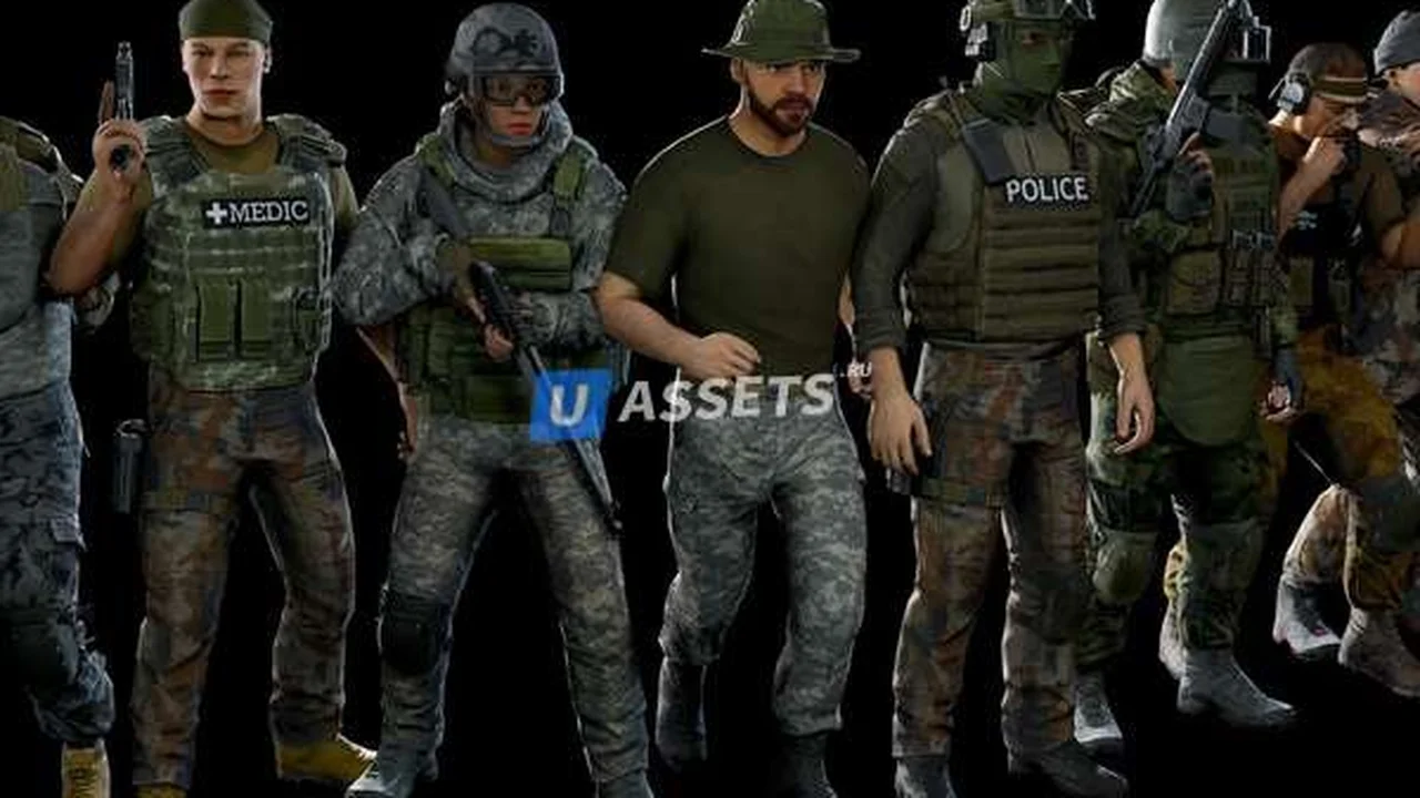Modular military character 2
