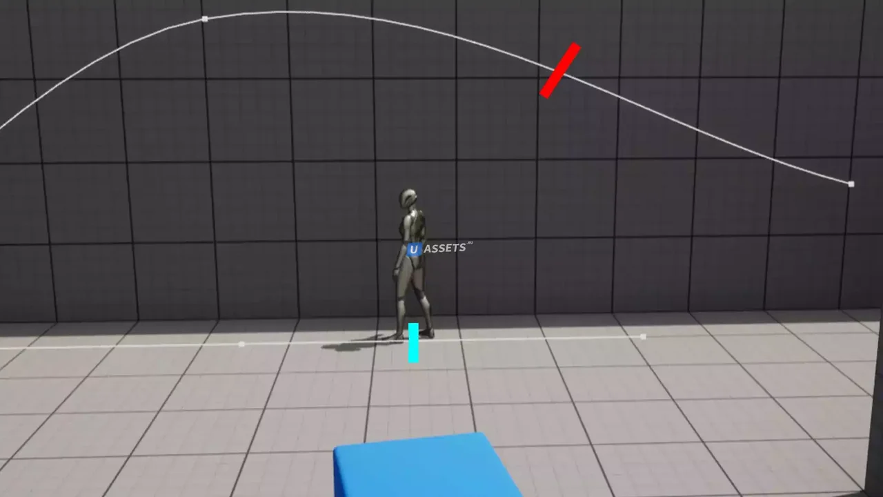 Dynamic on rails gameplay camera