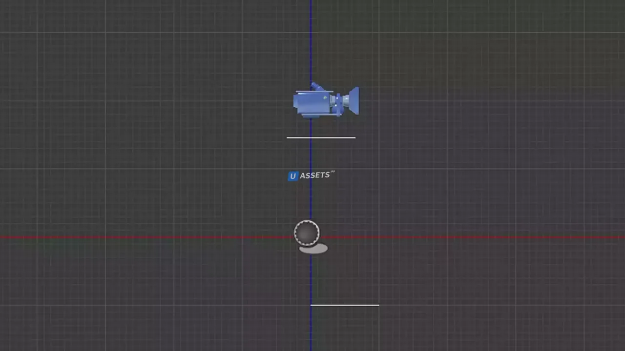 Dynamic on rails gameplay camera
