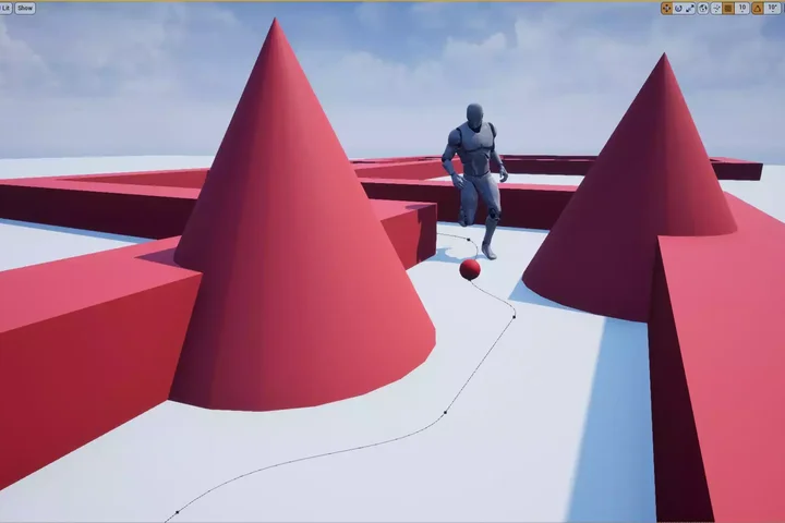 AI Spline-Based Movement System