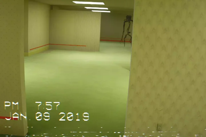 Horror Game Template - Backrooms Environment