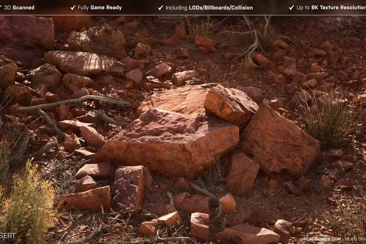 RB - RealBiomes Desert Cliffs Biome - Monument Valley (Trees, Grass, Forest)