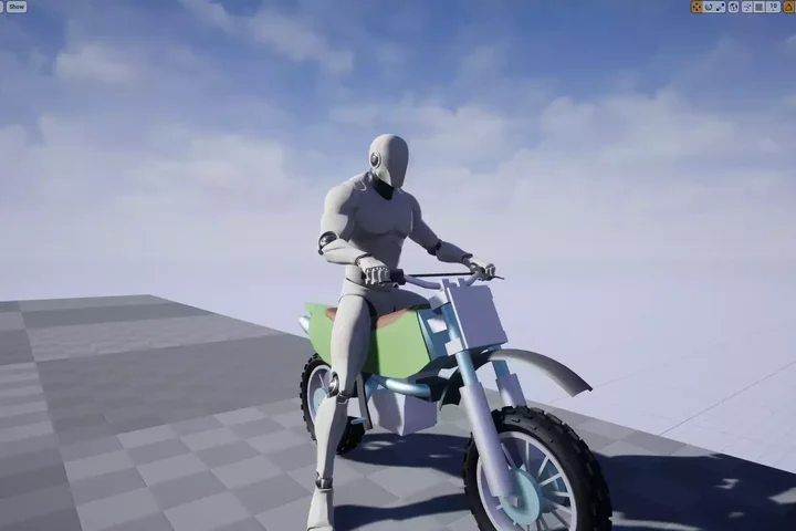 Motorbike Interact Animations Pack