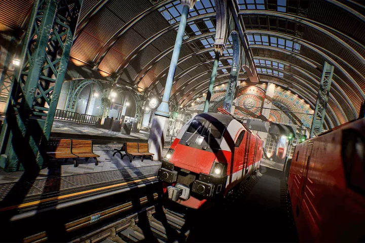 Victorian Train Station and Railroad Modular Set