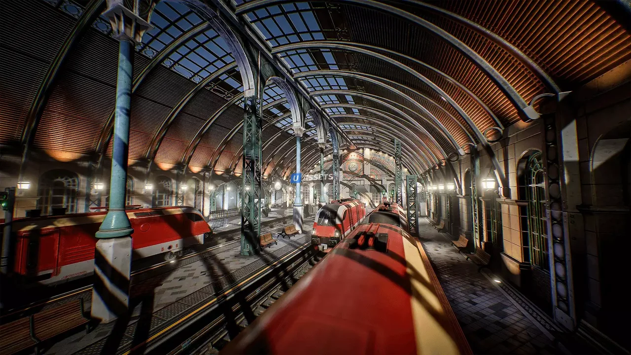 Victorian Train Station and Railroad Modular Set