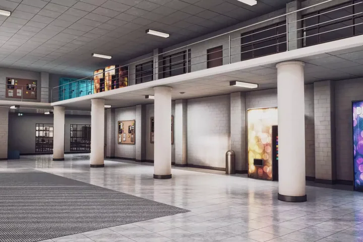 Clean/Horror School Environment