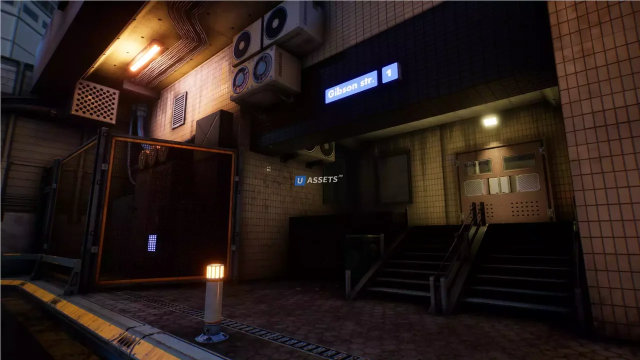 Cyberpunk street assets