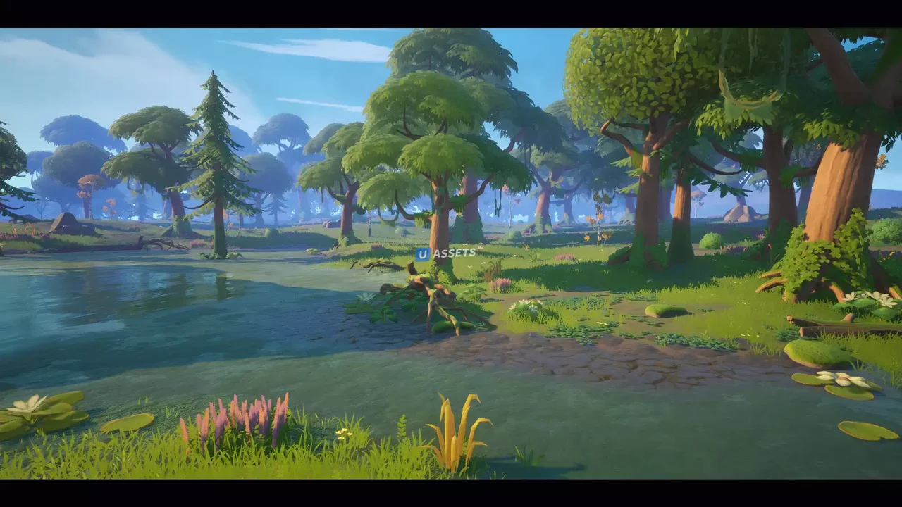 Stylized Swamp Forest