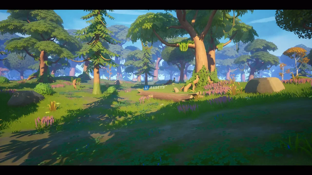 Stylized Swamp Forest
