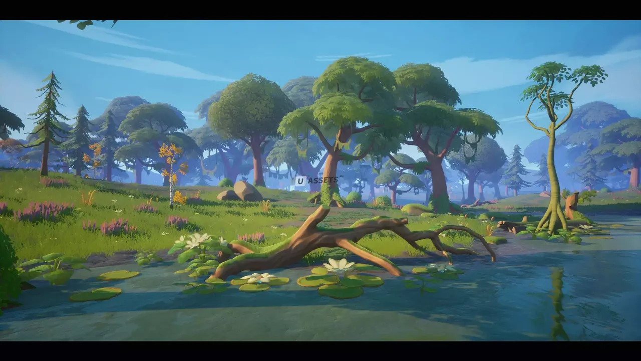 Stylized Swamp Forest