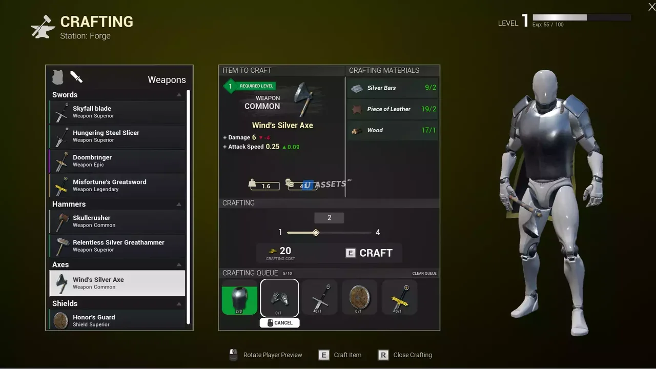 RPG Inventory and Interaction System