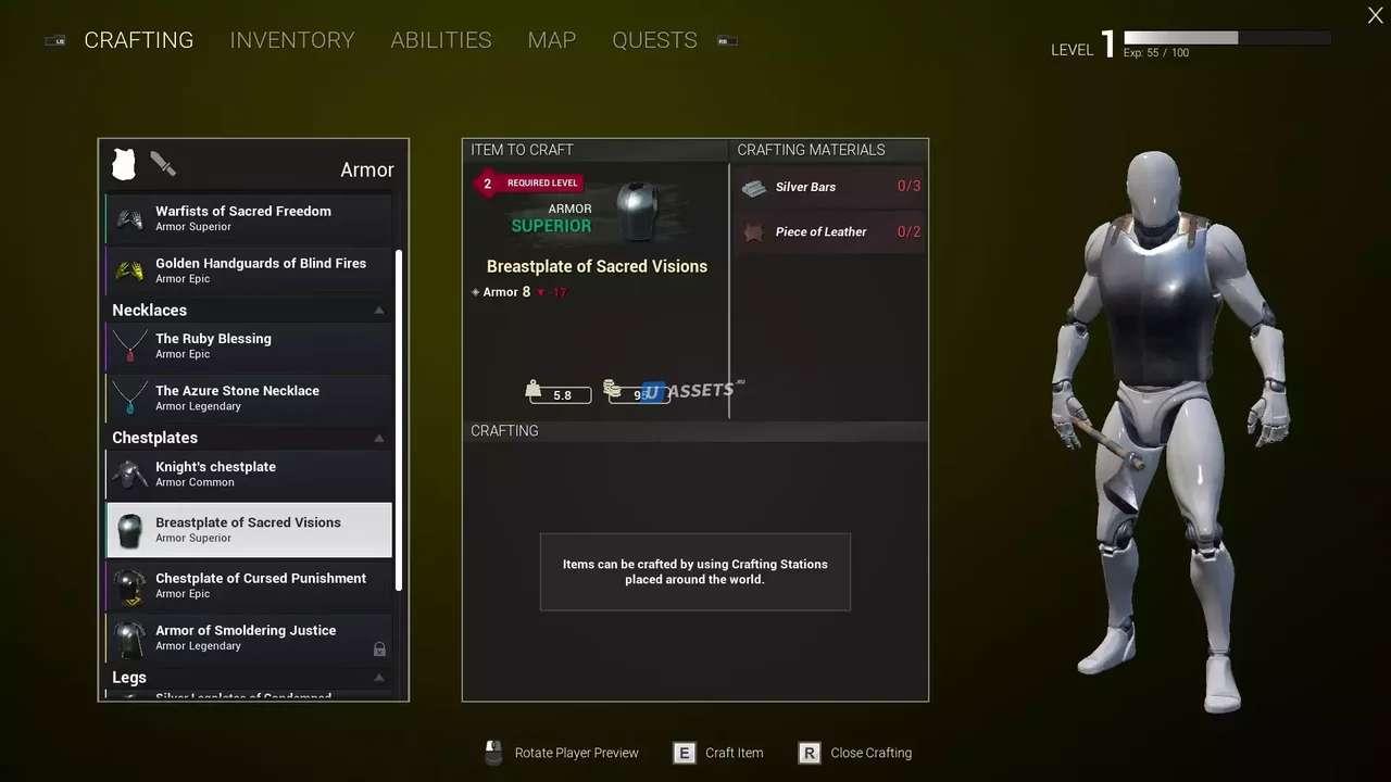 RPG Inventory and Interaction System