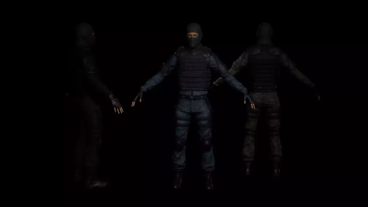 Tactical Male Soldier