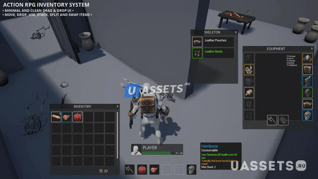 Action RPG Inventory System