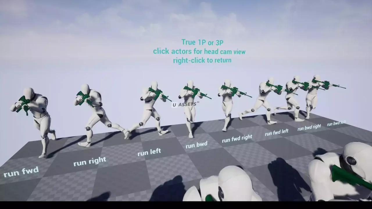 Shooter Rifle Animations
