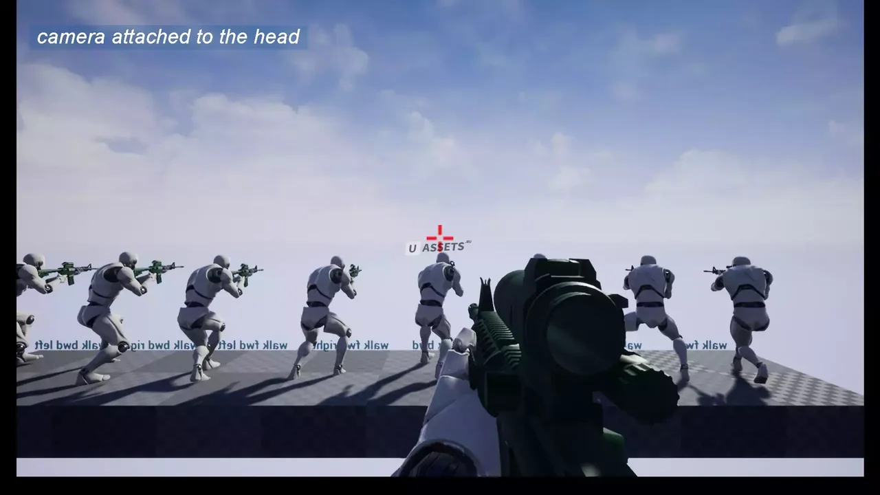 Shooter Rifle Animations