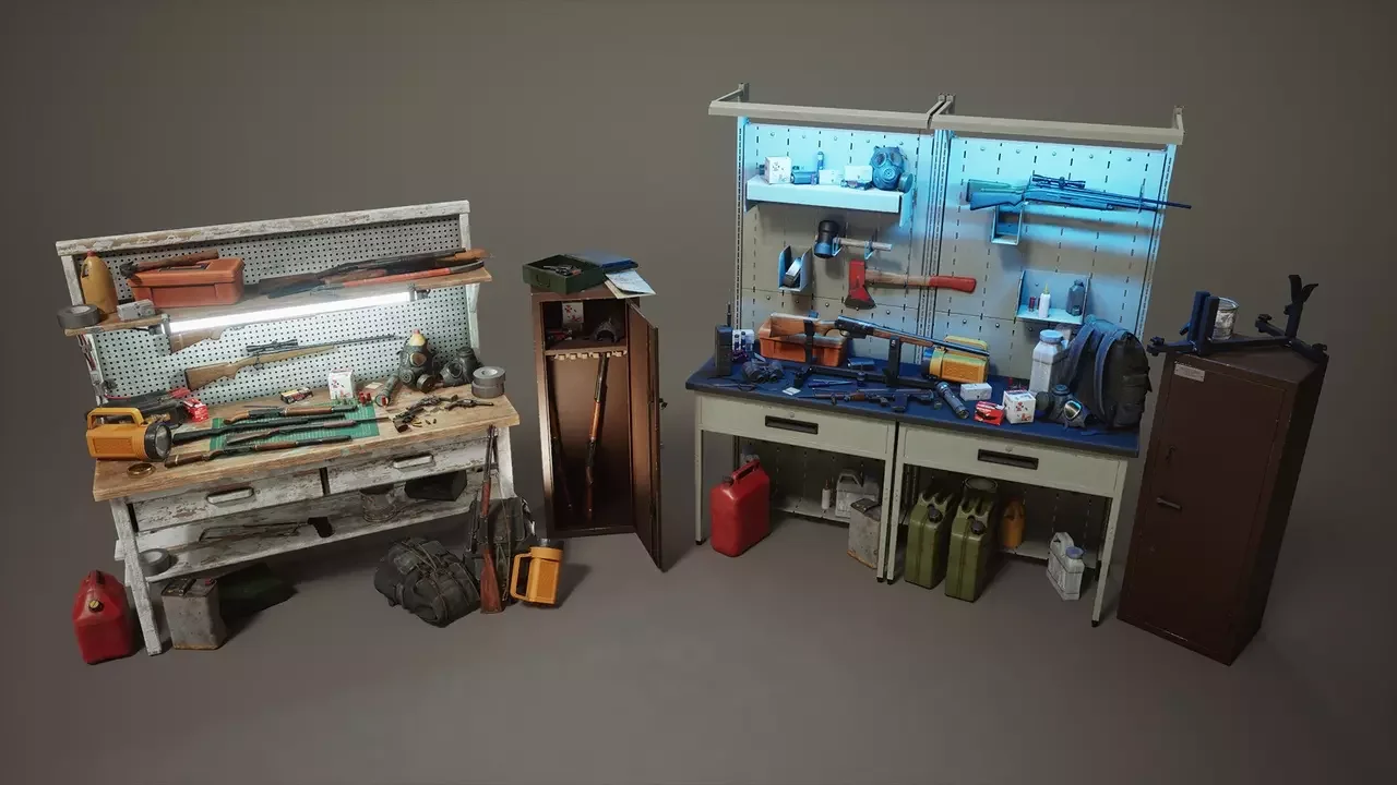 Safe House VOL.1 - Supplies and Guns (Nanite and Low Poly)