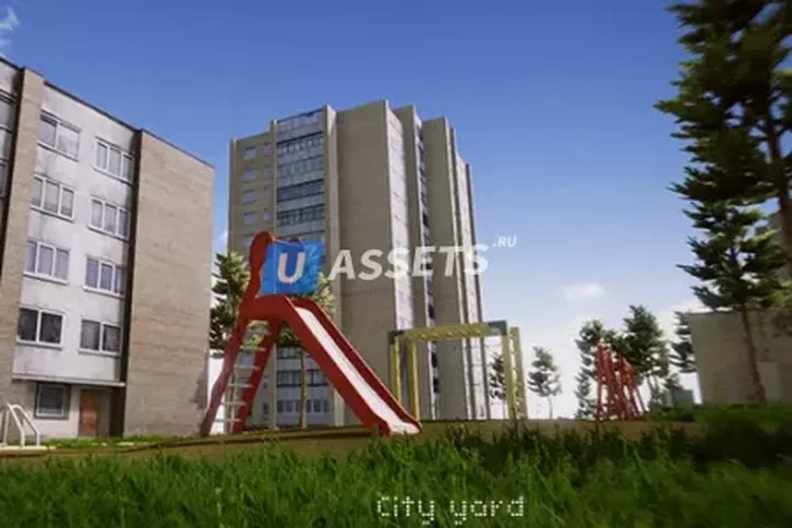 City yard scene