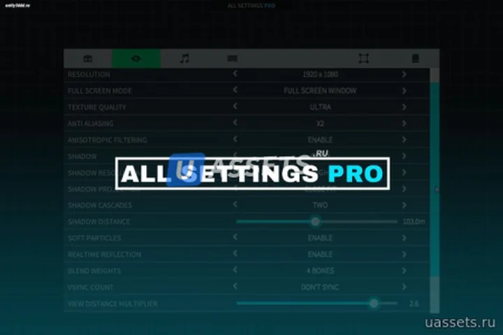 All Settings Pro