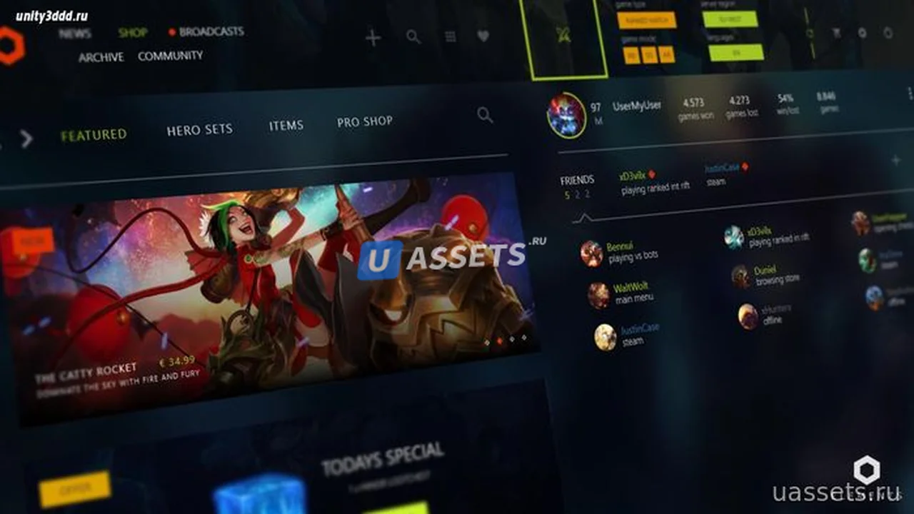 MOBA UI KIT