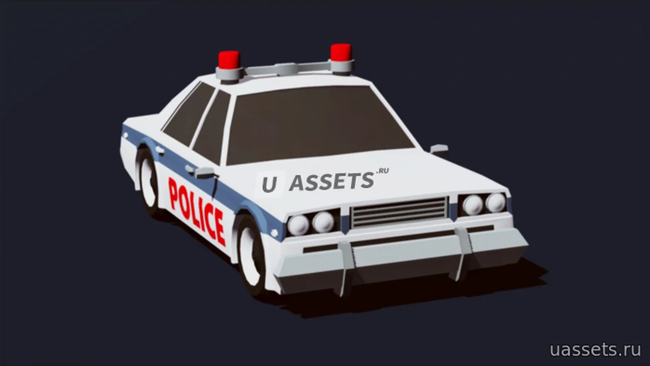 Cartoon Vehicles Low Poly Cars