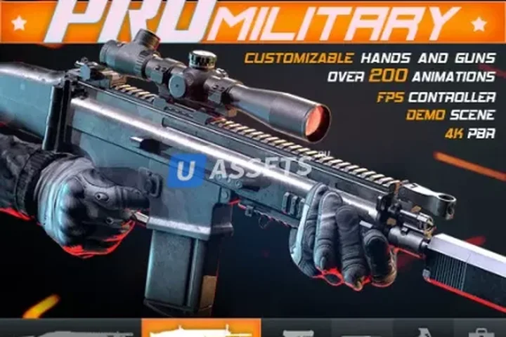 PRO Military: Customizable FPS Character