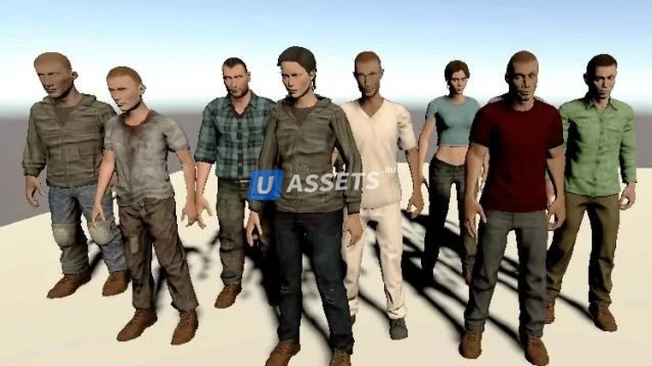 Бесплатные 3D модели персонажей
