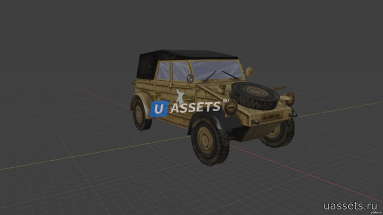 3D Model Kubelwagen