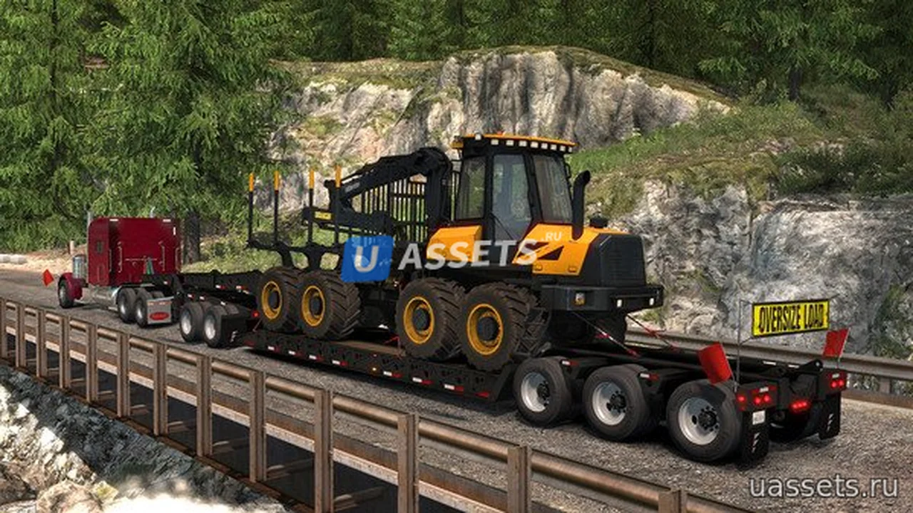 3D Model ATS Komatsu Fowarder