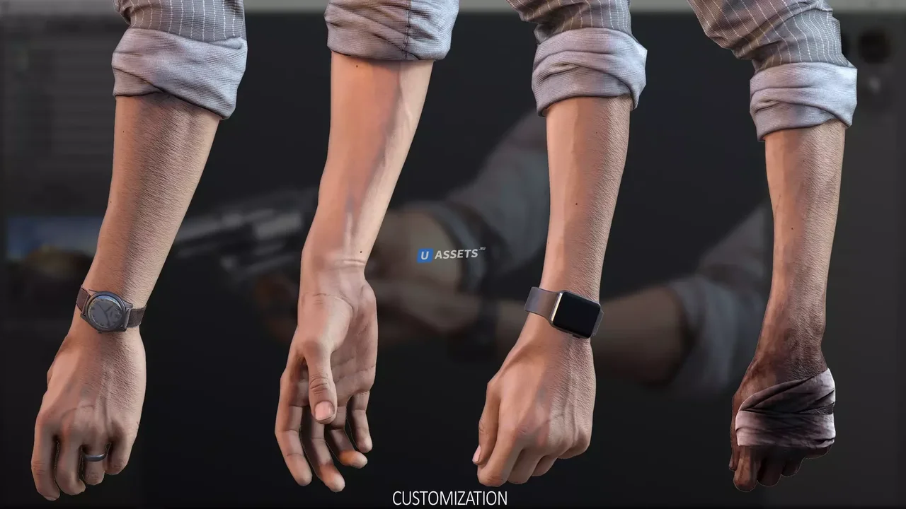 Realistic FPS Hands