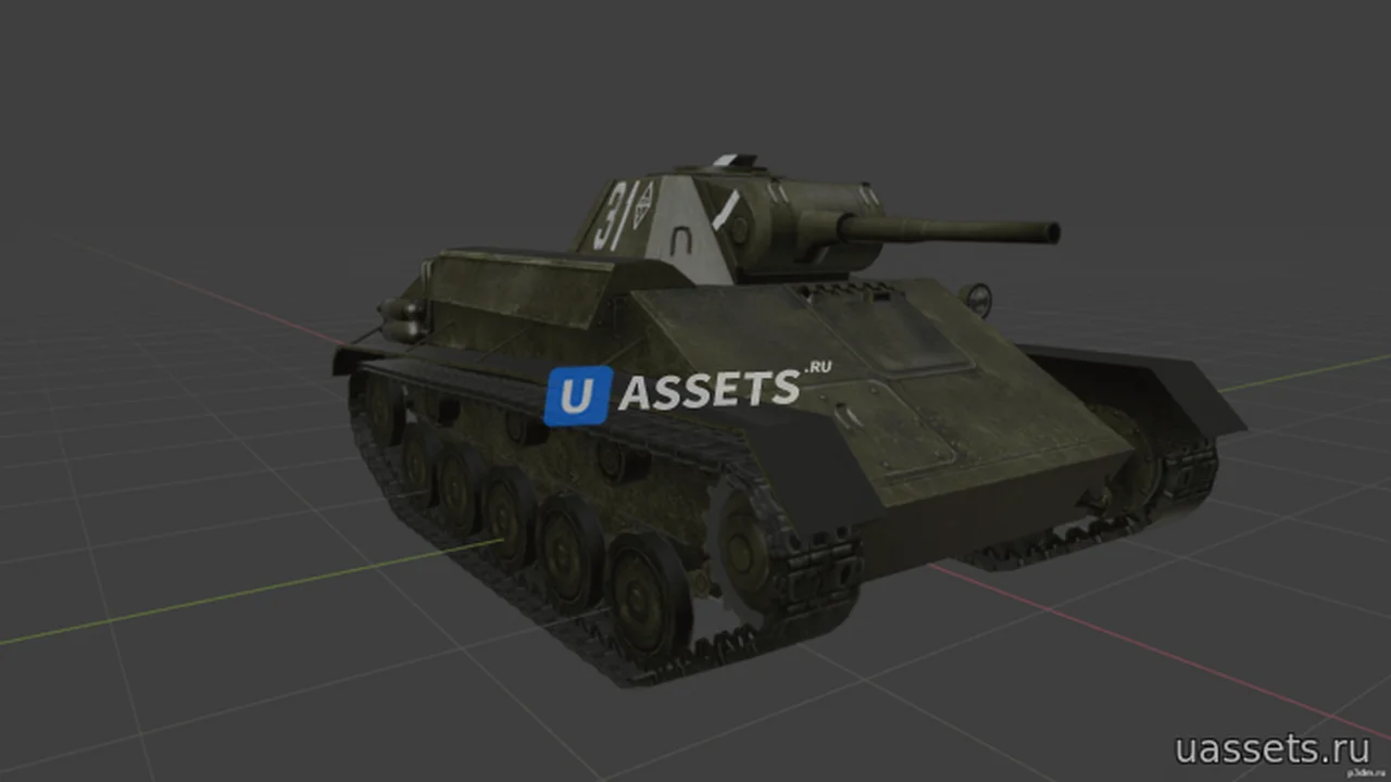3D Model T-70M